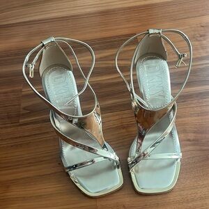 Gold DKNY Heels